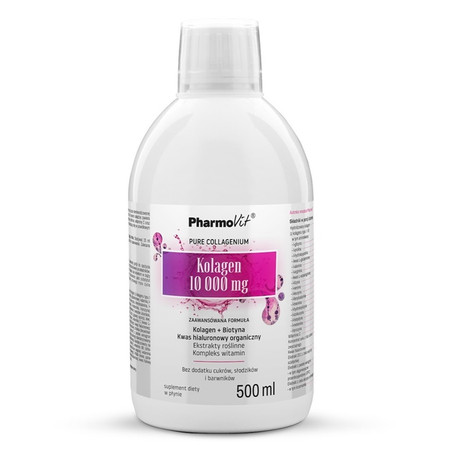  Pharmovit Kolagen, Biotyna, Witaminy 10 000 mg  - 500 ml