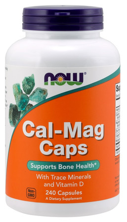 Now Foods Cal-Mag Magnez Wapń 240 kaps.