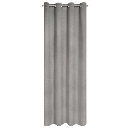 ZASŁONA GOTOWA AMARO 140 X 250 CM SZAROBEŻOWY