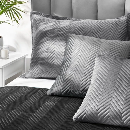 Poszewka Sofia 50 x 70 cm, Srebrny