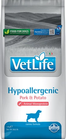 FARMINA Vet Life Hypoallergenic Pork / Potato Dog 12kg