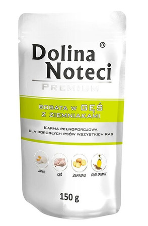 Dolina Noteci Premium dla psa bogata w gęś z ziemniakami 150g
