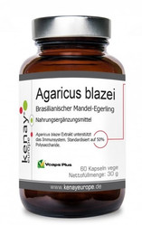 KENAY EKO Agaricus blazei Ekologiczna Pieczarka brazylijska na wsparcie odporności i ochrony antyoksydacyjnej 60 kaps.