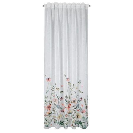 ZASŁONA GOTOWA DOLLY NA TAŚMIE 140 X 270 CM BIAŁY