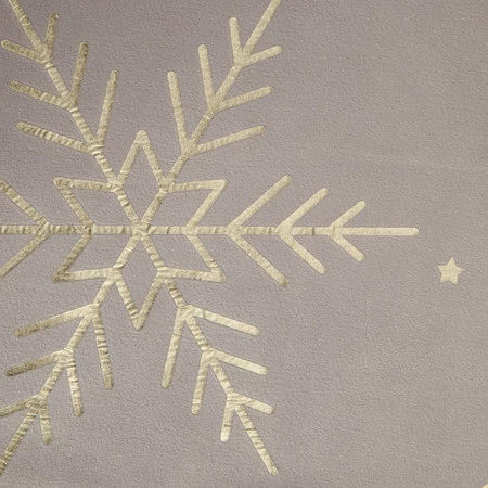 elwetowy bieżnik świąteczny z ozdobnym nadrukiem szerokość, rozm.: 85 x 85 cm, kolor: beżowy