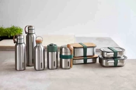 BB - Termos obiadowy stalowy, pomarańczowy