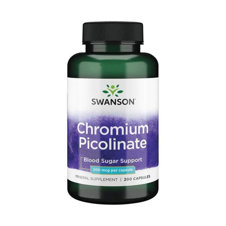 Swanson Chrom Pikolinian 200 Mcg 200 K