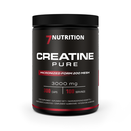7Nutition Creatine Pure - Mikronizowany monohydrat kreatyny 300 kaps. - Nabea.pl