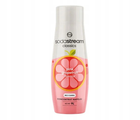 SodaStream Syrop koncentrat  Różowy Grejpfrut - Bez cukru 440 ml