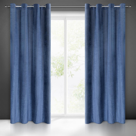 ZASŁONA GOTOWA LUSSI 140 X 250 CM GRANATOWY