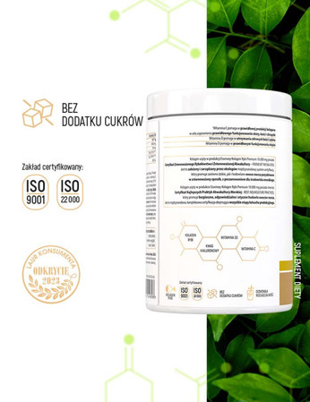 Zestaw 2x Essensey Kolagen Rybi Premium 10 000mg - 321g smak mango - pomarańcza