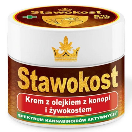 Asepta - Stawokost krem z olejkiem z konopi i żywokostem 5% CBD - 150 ml