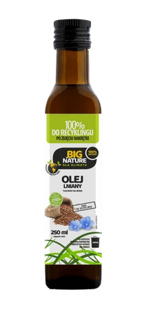 Big Nature Olej Lniany 250 ml