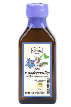 OLVITA Olej z ogórecznika zimnotłoczony 100ml
