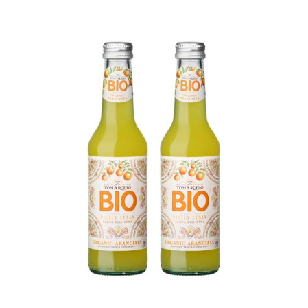 Zestaw: 2x Napój gazowany pomarańczowy BIO 275 ml