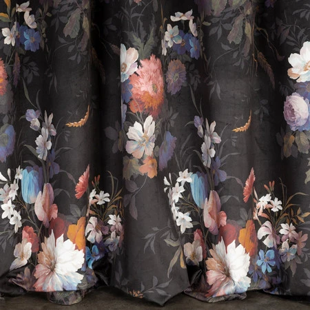 ZASŁONA GOTOWA KAREN NA TAŚMIE 140 X 270 CM CZARNY