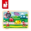 Janod Puzzle drewniane 3D Pojazdy 7 el.,18 m+