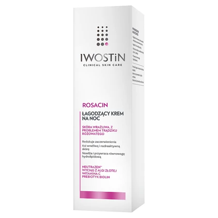 Iwostin Rosacin Łagodzący krem na noc 40 ml