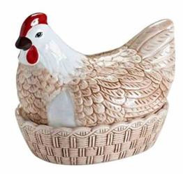 MC -Pojemnik Kura ceramiczna do przechowywania jaj