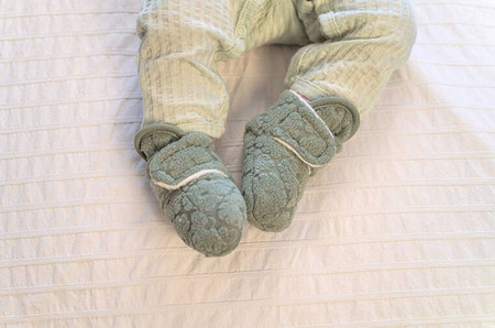 Lodger Polarowe buciki kapcie szałwiowe Fleece Elm 3-6 m