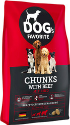 HAPPY DOG DOG's Favorite Chunks Wołowina 15kg