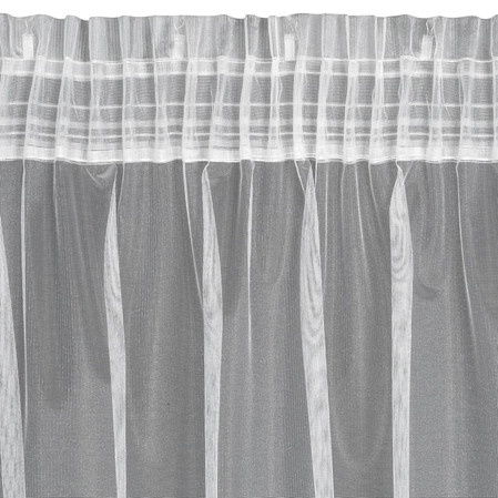 FIRANA GOTOWA SARI NA TAŚMIE 400 X 145 CM BIAŁY
