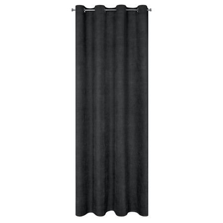 ZASŁONA GOTOWA MILO 140 X 250 CM CZARNY