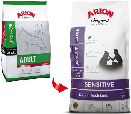ARION Original Sensitive Adult Large Lamb 12kg