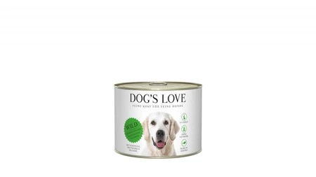 DOG'S LOVE WILD dziczyzna z marchewką, selerem, ziemniakami i śliwkami (200g)