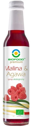 Bio Food − Syrop malina z agawą BIO − 250 ml