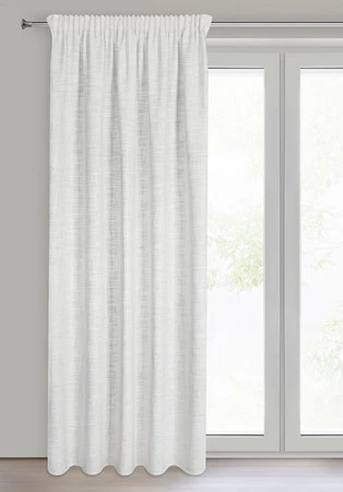 Zasłona gotowa Rosi na taśmie 140 x 270 cm, Kremowy