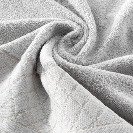 Ręcznik Layla (04), 50 x 90 cm, Srebrny