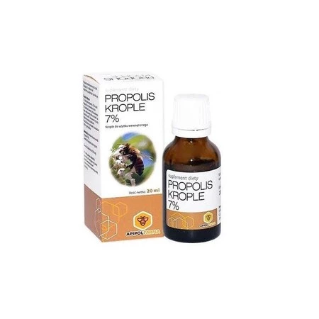 ApipolFarma Propolis Krople 7% 20 ml