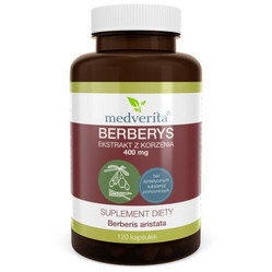 Medverita Berberys ekstrakt 400 mg  - 120 kaps.