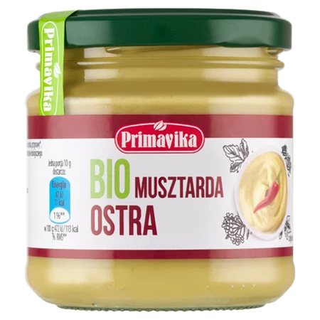 Musztarda ostra BIO 170 g