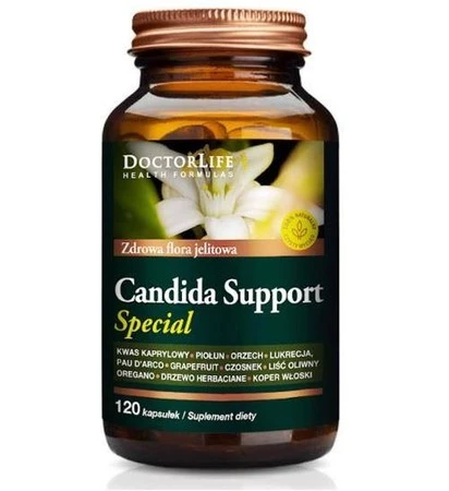 Candida Support Special zdrowa flora jelitowa suplement diety 120 kapsułek