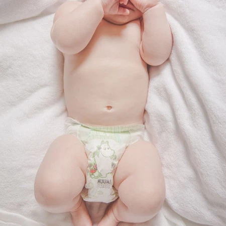 MOOMIN Baby, Pieluszki 2 (3-6 kg), 56 szt. EKO