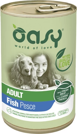 OASY Dog Lifestage Adult Pate Ryba pasztet dla psa 400g