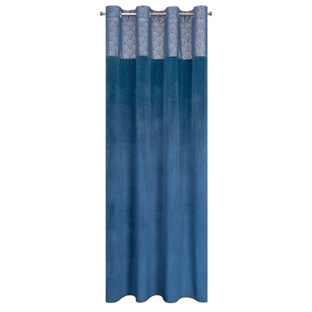ZASŁONA GOTOWA D91 AGNES 140 X 250 CM GRANATOWY