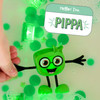 Glo Pals, Postać do kąpieli Pippa - zestaw z dwiema kostkami sensorycznymi świecącymi w wodzie