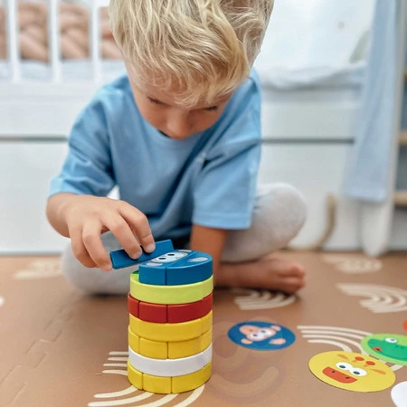 TOOKY TOY Klocki Zwierzęta Gra Zręcznościowa