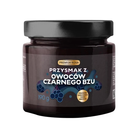 Premium Rosa Przysmak z owoców czarnego bzu 190 g