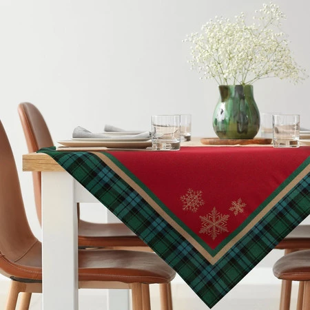 Obrus gobelinowy rozm.: 90 x 90 cm, kolor: czerwony