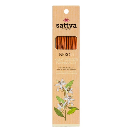 Sattva naturalne indyjskie kadzidełko Neroli 15szt
