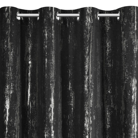 ZASŁONA GOTOWA LIBI 140 X 250 CM CZARNY