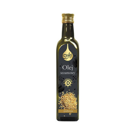  Olej sezamowy z witaminą D nierafinowany 250 ml