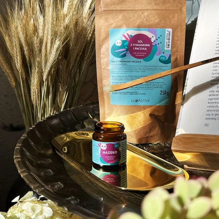 Lullalove, Sól z tymiankiem i paczulą, 250 g