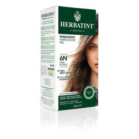 Herbatint - Farba w żelu 6N Ciemny Blond 150 ml