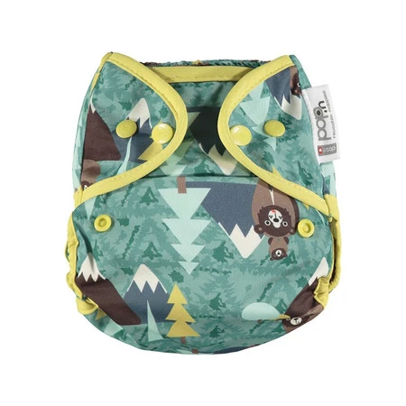 Close, Wodoodporny otulacz dla dzieci zapinany na napy, Bear