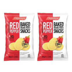 Zestaw: 2x Chipsy o smaku paprykowym BEZGL. BIO 85 g